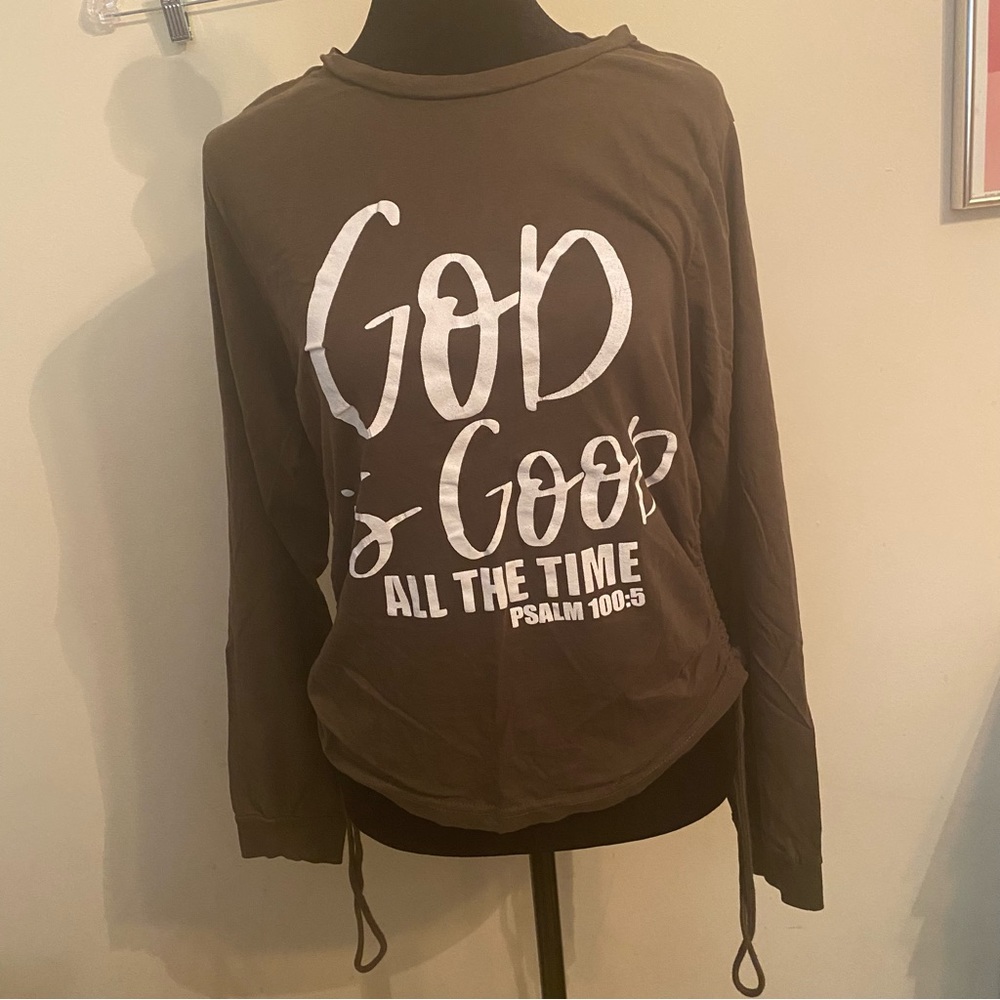 On Fire Long Sleeve Tee Size Large